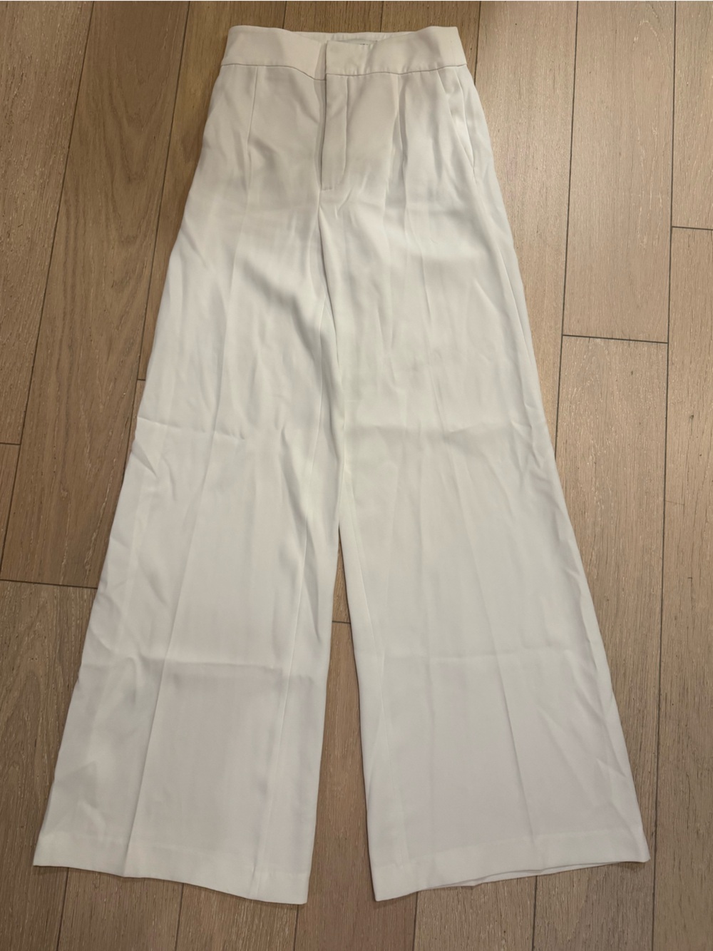 Zara White Wide Leg Pants